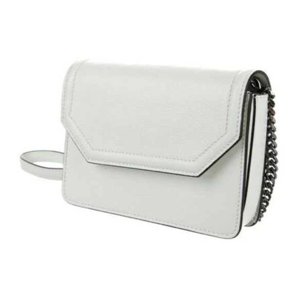 ISO - Mackage Zuki Crossbody Bag in White Leather - Picture 1 of 2